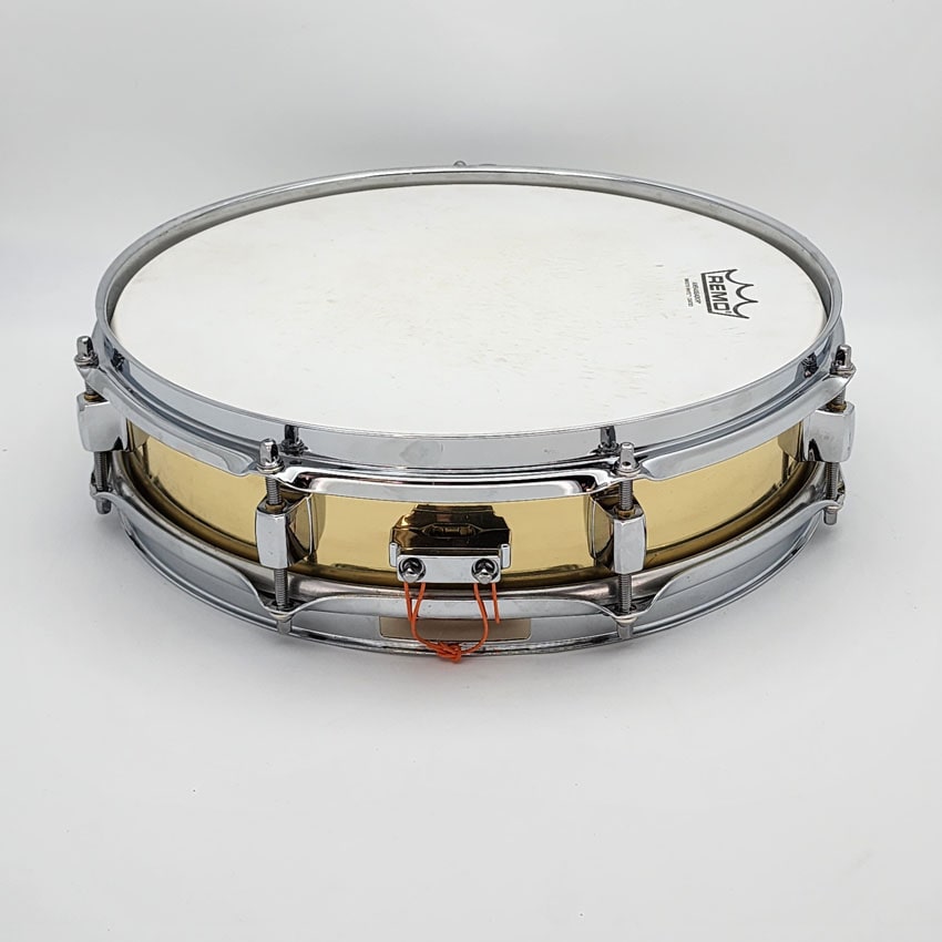 Used Pearl Brass Piccolo Snare Drum 13x3.5 - Very Good - Drum Center Of Portsmouth