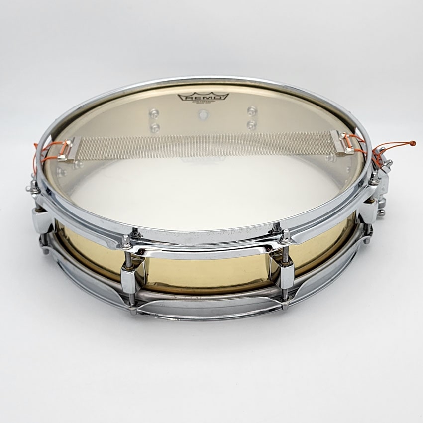 Used Pearl Brass Piccolo Snare Drum 13x3.5 - Very Good - Drum Center Of Portsmouth