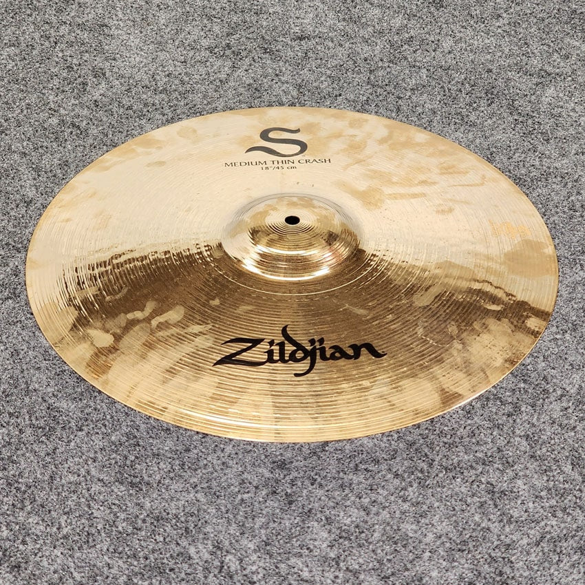 Used Zildjian S Series Medium Thin Crash Cymbal 18" - Good - Drum Center Of Portsmouth