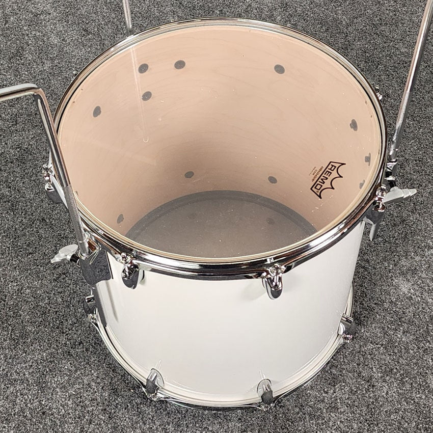 Used Yamaha Stage Custom Floor Tom 16x15 Pure White - Good - Drum Center Of Portsmouth