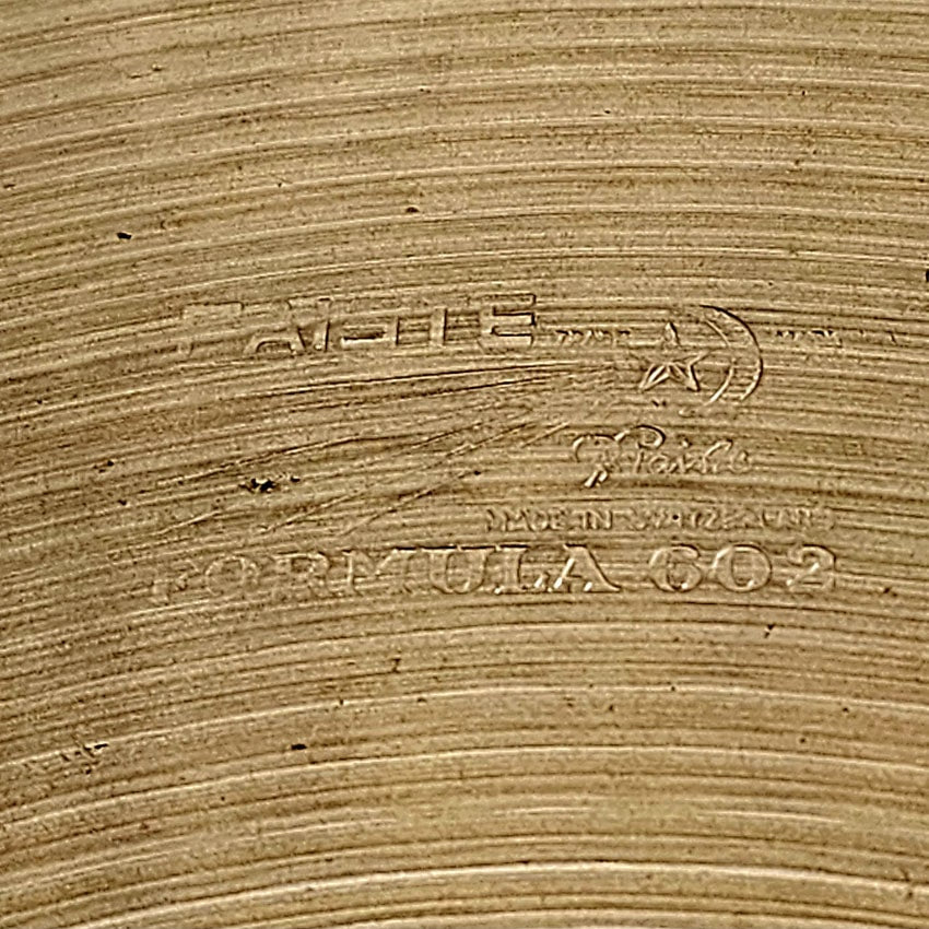 Used Paiste Formula 602 Medium Ride Cymbal Pre-Serial 20" - Very Good - Drum Center Of Portsmouth