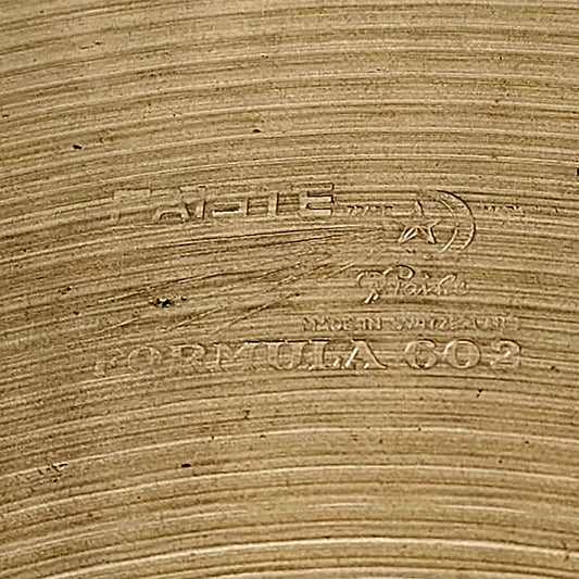 Used Paiste Formula 602 Medium Ride Cymbal Pre-Serial 20" - Very Good - Drum Center Of Portsmouth