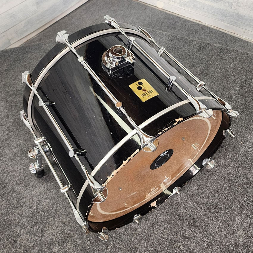 Used Vintage Sonor Force 3000 5pc Drum Set Black - Fair - Drum Center Of Portsmouth