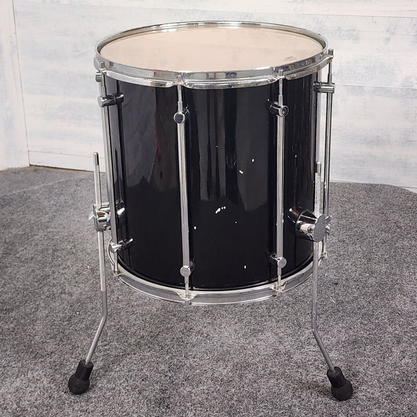 Used Vintage Sonor Force 3000 5pc Drum Set Black - Fair - Drum Center Of Portsmouth