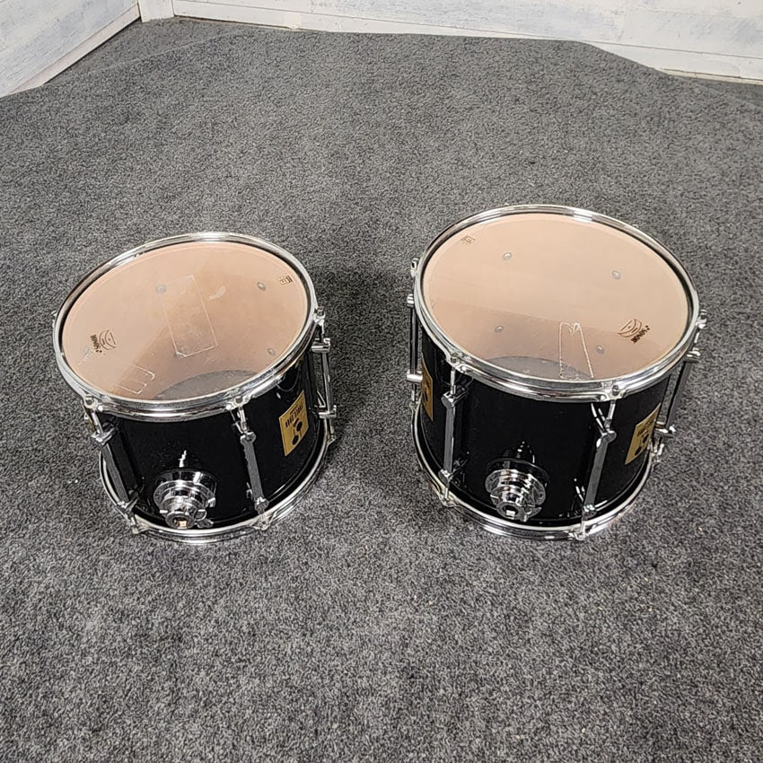 Used Vintage Sonor Force 3000 5pc Drum Set Black - Fair - Drum Center Of Portsmouth