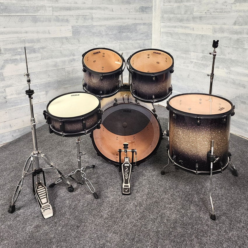 Used Peace DNA Maple 5pc Drum Set w/Hardware, Diamond Burst Lacquer - Good - Drum Center Of Portsmouth