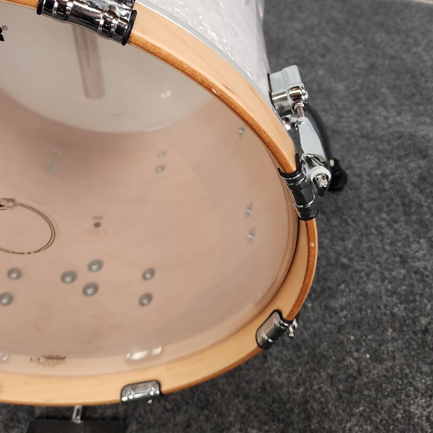 Used Sonor AQ2 3pc Safari Drum Set White Marine Pearl - Good - Drum Center Of Portsmouth