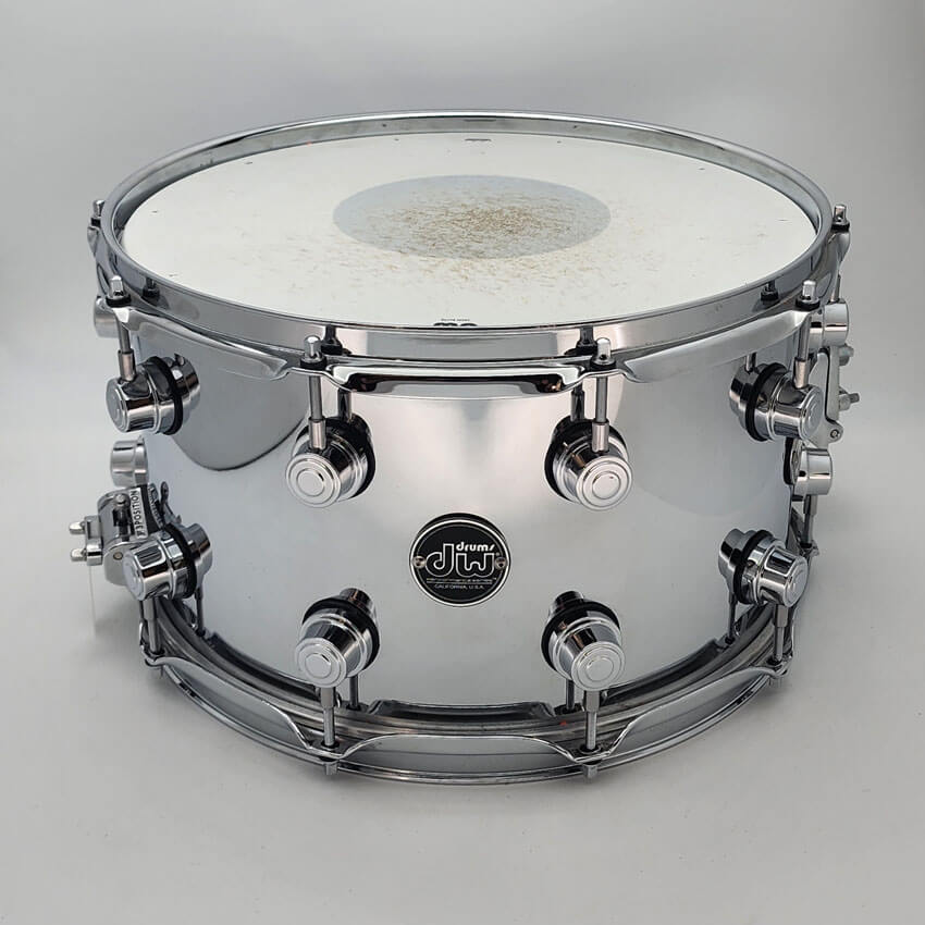 Used DW Performance Steel Snare Drum 14x8 - Very Good - Drum Center Of Portsmouth