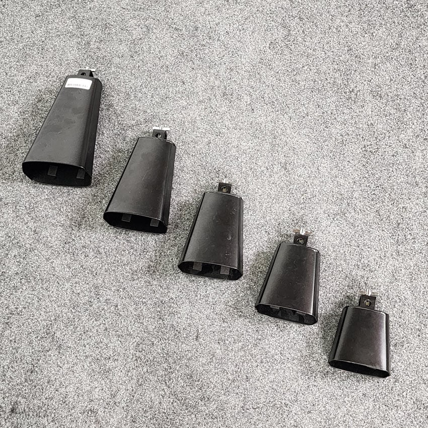 Used Misc Cowbell Set of 5 Descending Sizes - Good - Drum Center Of Portsmouth