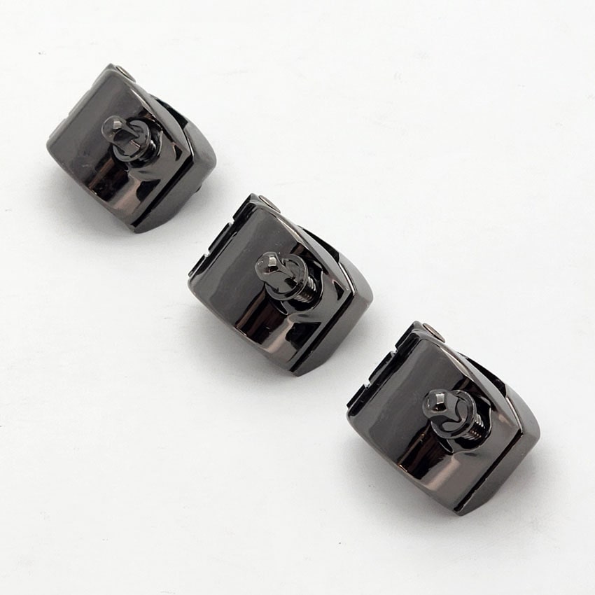 Used DW Memory Lock 1/2" for New TB12, Black Nickel (Set of 3) - Fair - Drum Center Of Portsmouth