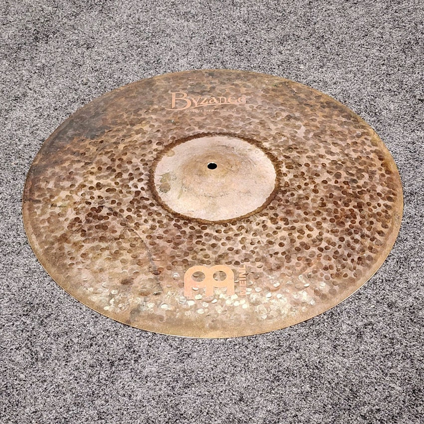 Used Meinl Byzance Extra Dry Medium Ride Cymbal 20" 2522g - Very Good - Drum Center Of Portsmouth
