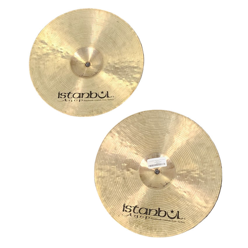 Used Istanbul Pre-Split Heavy Hi Hat Cymbals 13" 906/1161 grams - Very Good - Drum Center Of Portsmouth