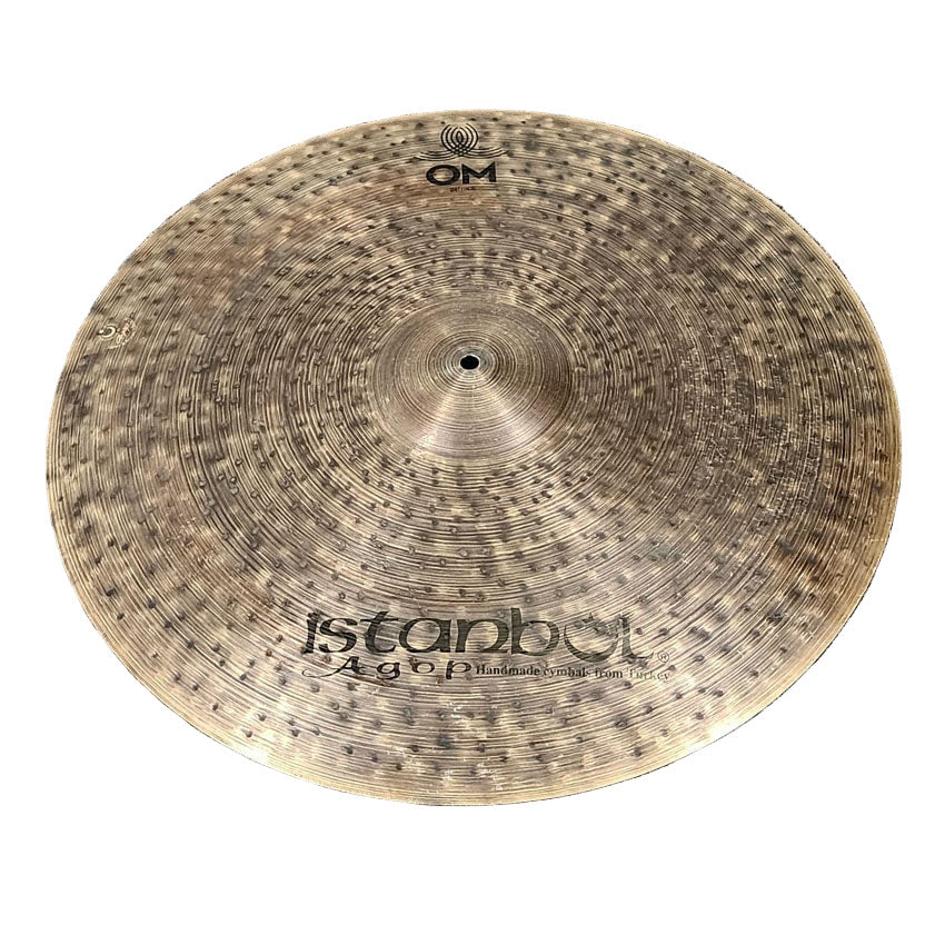 Used Istanbul Agop OM Ride Cymbal 24" - Very Good - Drum Center Of Portsmouth