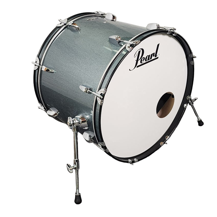 Used Pearl Roadshow Bass Drum 22x16 Blue Sparkle - Good - Drum Center Of Portsmouth