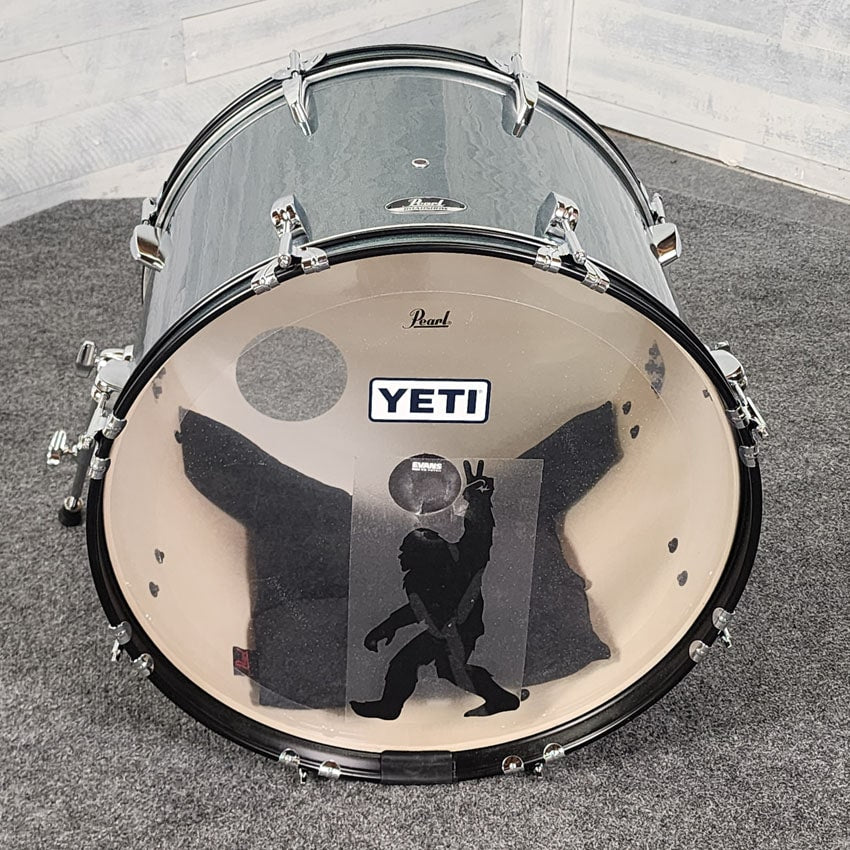 Used Pearl Roadshow Bass Drum 22x16 Blue Sparkle - Good - Drum Center Of Portsmouth