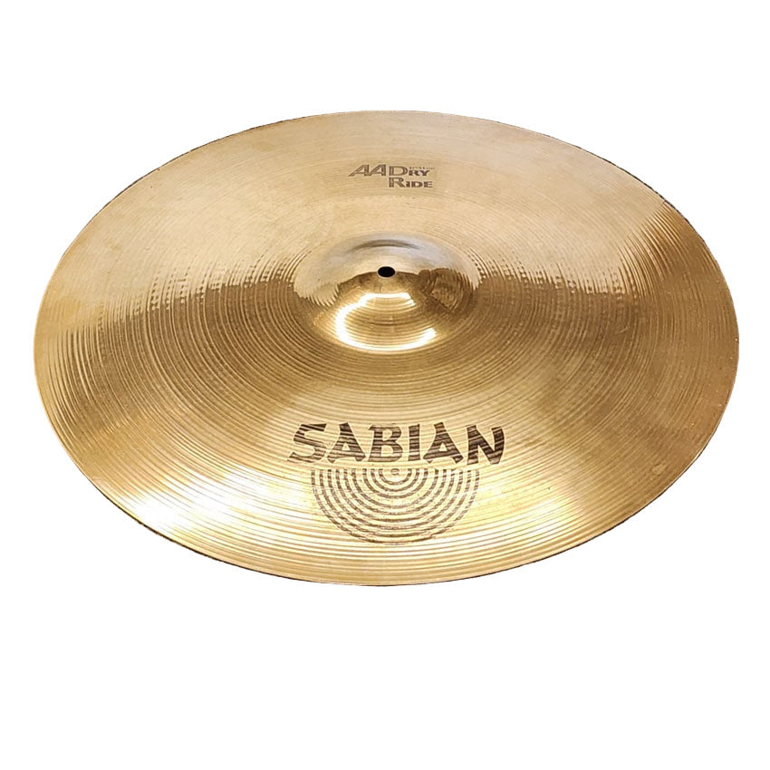 Used Sabian AA Brilliant Dry Ride Cymbal 21" 3160 grams - Excellent - Drum Center Of Portsmouth