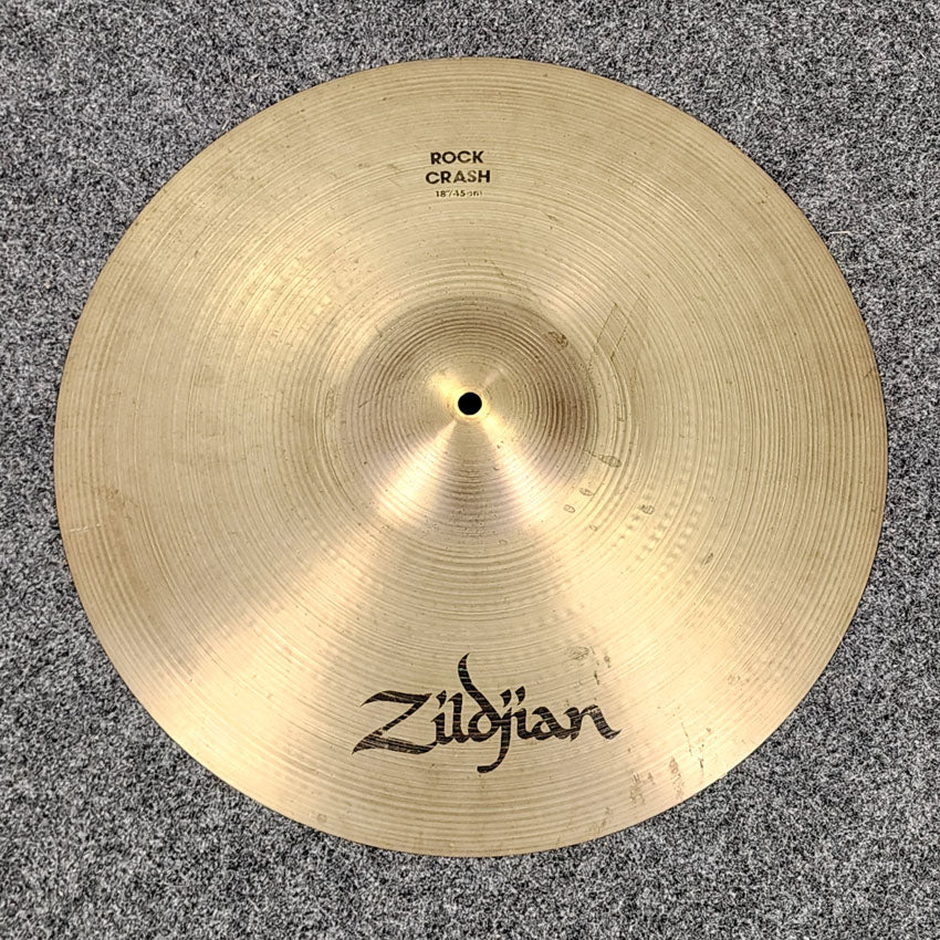 Used Zildjian Rock Crash Cymbal 18" - Good - Drum Center Of Portsmouth