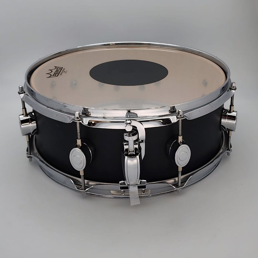 Used Pacific FS Snare Drum 14x5.5 Satin Black - Very Good - Drum Center Of Portsmouth