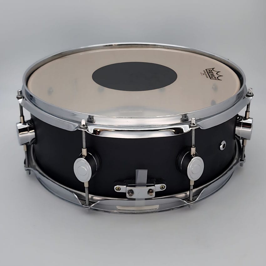 Used Pacific FS Snare Drum 14x5.5 Satin Black - Very Good - Drum Center Of Portsmouth