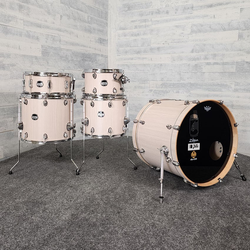 Used Mapex Mars 5pc Crossover Drum Set Bonewood - Very Good - Drum Center Of Portsmouth
