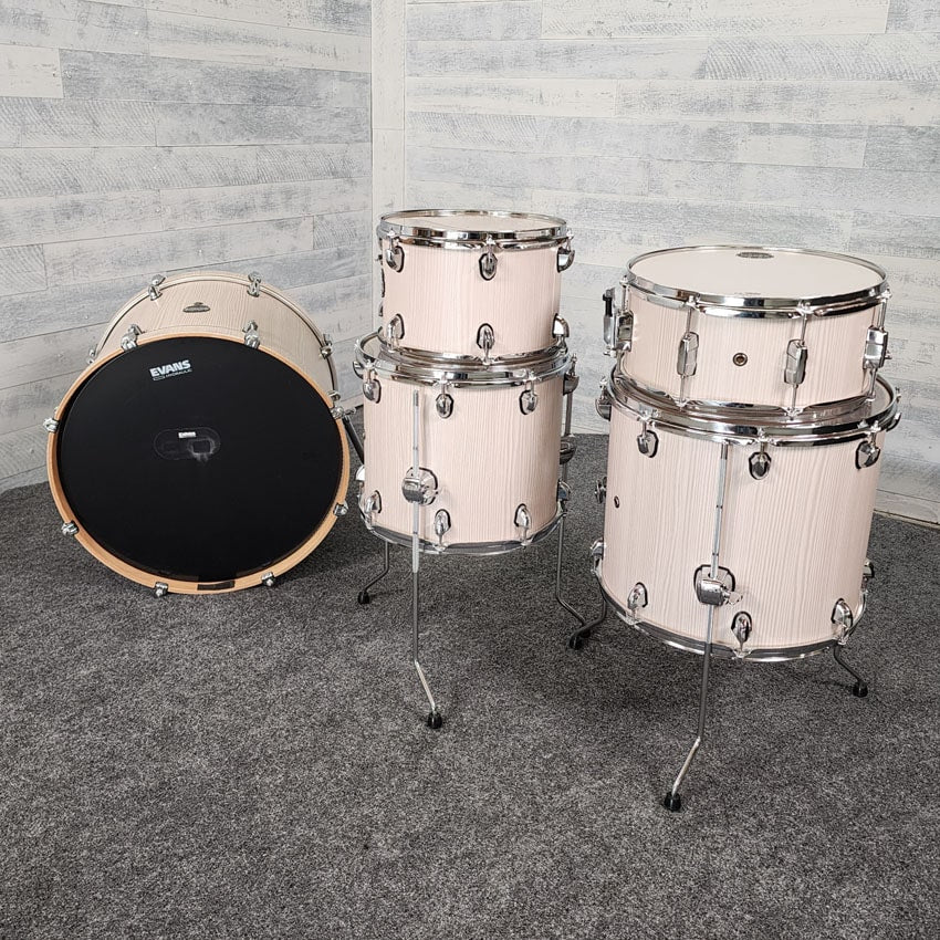 Used Mapex Mars 5pc Crossover Drum Set Bonewood - Very Good - Drum Center Of Portsmouth
