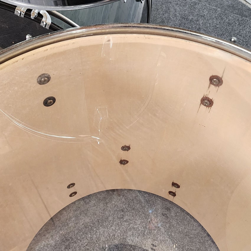Used TKO 5pc Drum Set Compete w/Cymbals & Hw, Green - Fair - Drum Center Of Portsmouth