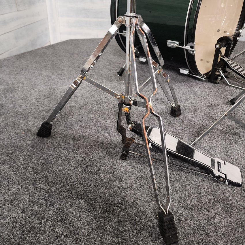 Used TKO 5pc Drum Set Compete w/Cymbals & Hw, Green - Fair - Drum Center Of Portsmouth