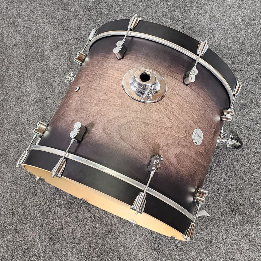 Used PDP Concept Maple 4pc Drum Set Satin Charcoal Burst - Very Good - Drum Center Of Portsmouth