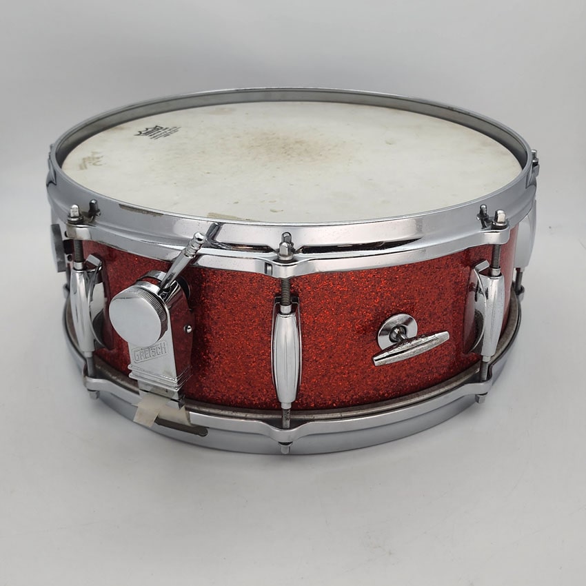 Used Vintage Gretsch Progressive Jazz Drum Set 1960s Tangerine - Very Good - Drum Center Of Portsmouth