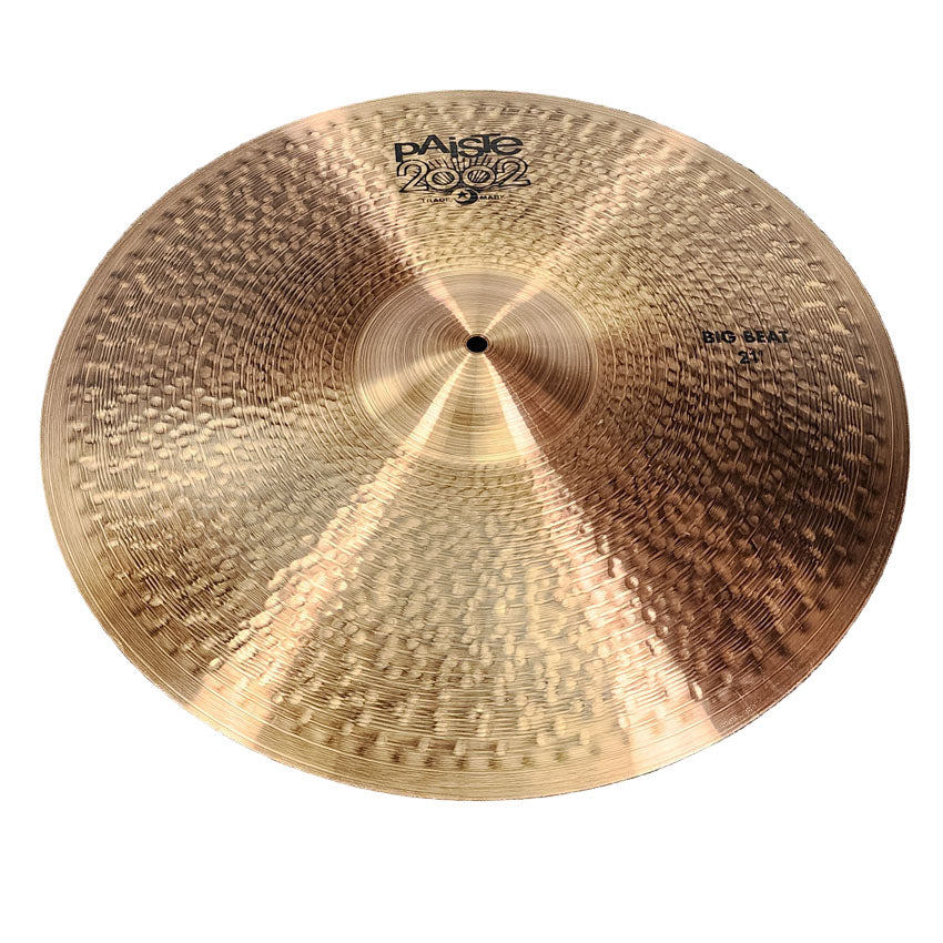 Used Paiste 2002 Black Black Big Beat Multi Cymbal 21" - Good - Drum Center Of Portsmouth