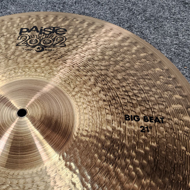 Used Paiste 2002 Black Black Big Beat Multi Cymbal 21" - Good - Drum Center Of Portsmouth