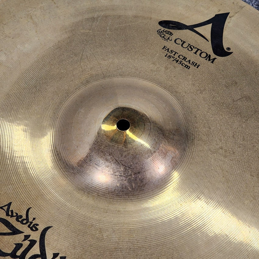 Used Zildjian A Custom Fast Crash 18" - Good - Drum Center Of Portsmouth
