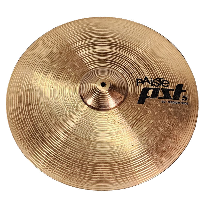 Used Paiste PST 5 Medium Ride Cymbal 20" - Good - Drum Center Of Portsmouth