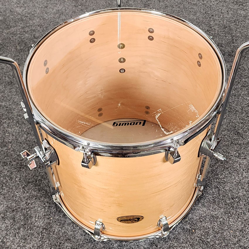 Used Ludwig Centennial Zep 4pc Drum Set Natural Gloss - Good - Drum Center Of Portsmouth