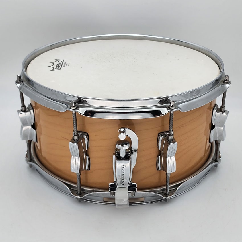 Used Ludwig Centennial Snare Drum 13x6.5 Natural Gloss - Good - Drum Center Of Portsmouth