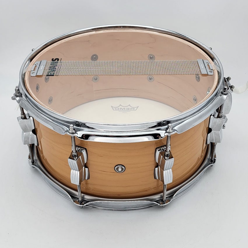 Used Ludwig Centennial Snare Drum 13x6.5 Natural Gloss - Good - Drum Center Of Portsmouth