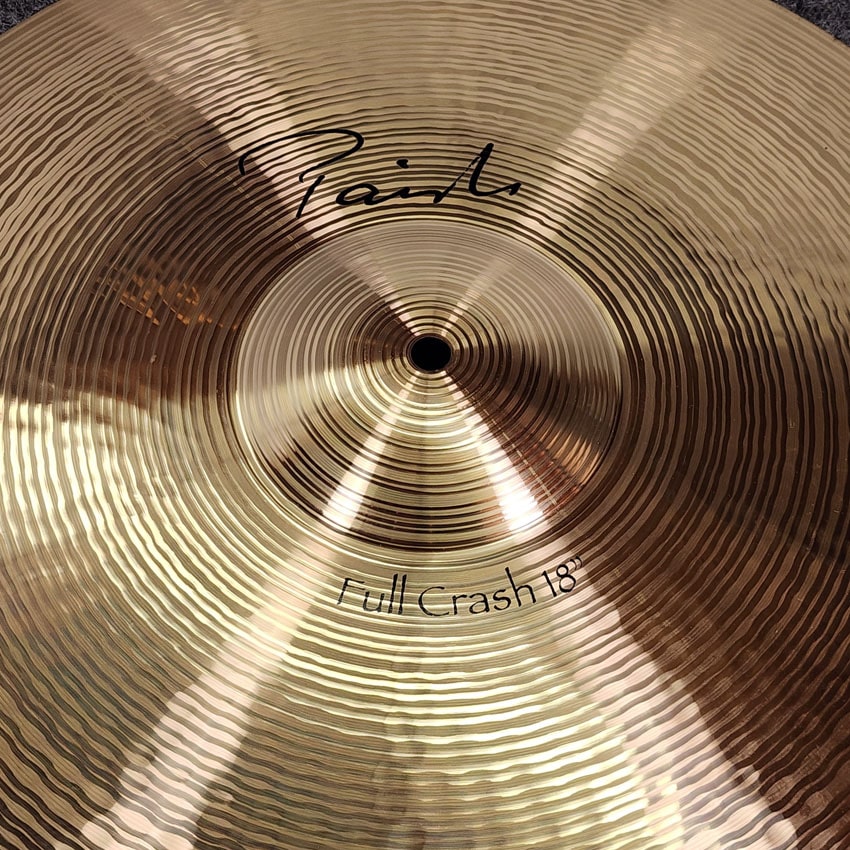 Used Paiste Signature Full Crash Cymbal 18" - Excellent - Drum Center Of Portsmouth