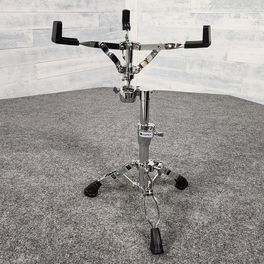 Used Mapex S800 Armory Series Double Braced Snare Stand Chrome - Excellent - Drum Center Of Portsmouth