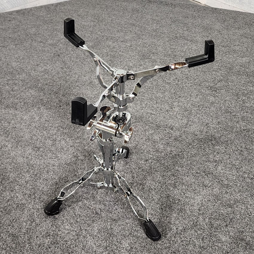 Used Mapex S800 Armory Series Double Braced Snare Stand Chrome - Excellent - Drum Center Of Portsmouth
