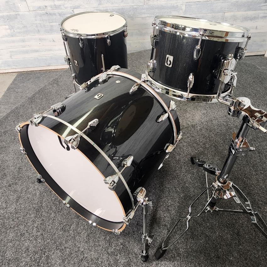 Used British Drum Company Legend Club 3pc Drum Set Night Skye - Good - Drum Center Of Portsmouth