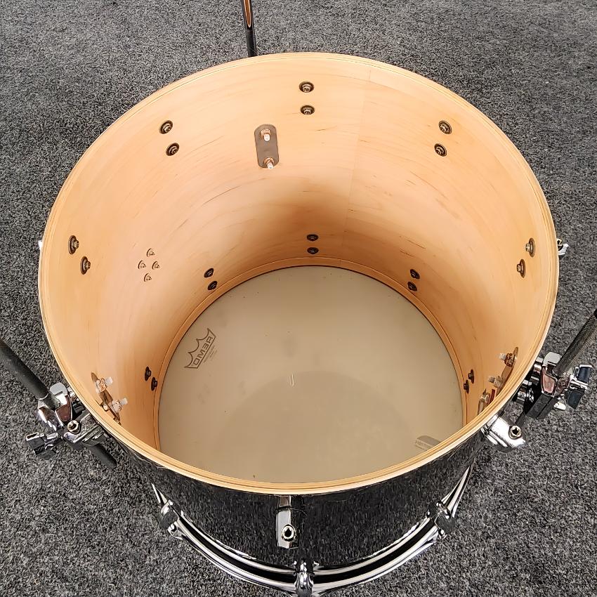 Used British Drum Company Legend Club 3pc Drum Set Night Skye - Good - Drum Center Of Portsmouth