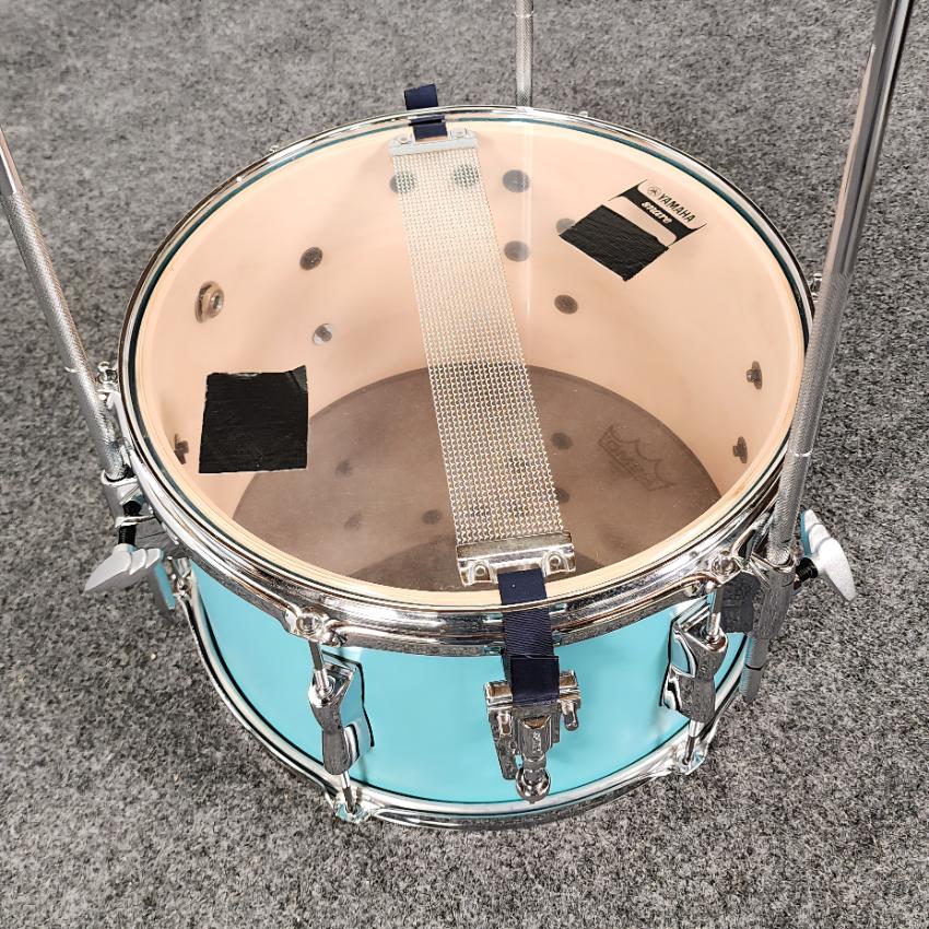 Used Yamaha Stage Custom Hip 4pc Drum Set Matte Surf Green - Very Good - Drum Center Of Portsmouth