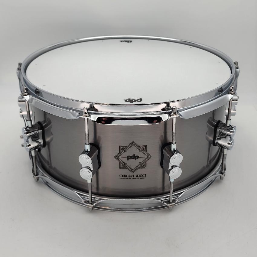 Used PDP Concept Select 3mm Steel Snare Drum 14x6.5 - Excellent - Drum Center Of Portsmouth