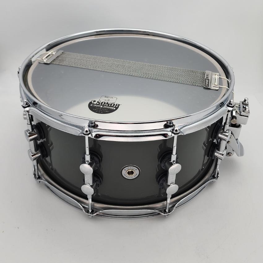 Used Sonor SQ2 Medium Birch Snare Drum 14x6.5 Traffic Grey - Very Good - Drum Center Of Portsmouth