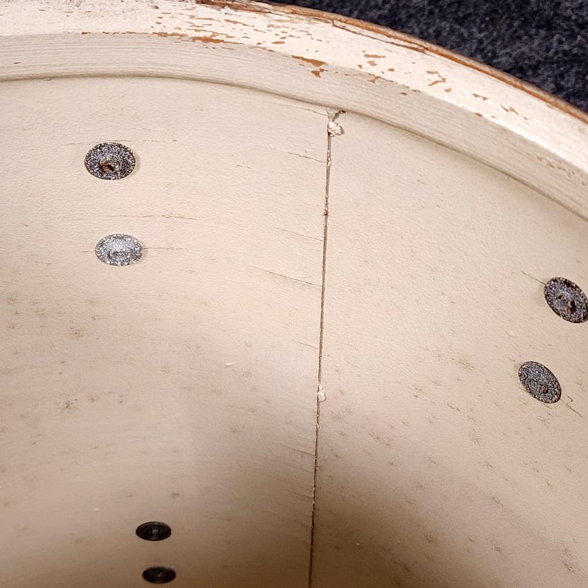 Used Ludwig Vintage 1960s Classic Maple Floor Tom 16x16 Sky Blue Pearl - Fair - Drum Center Of Portsmouth
