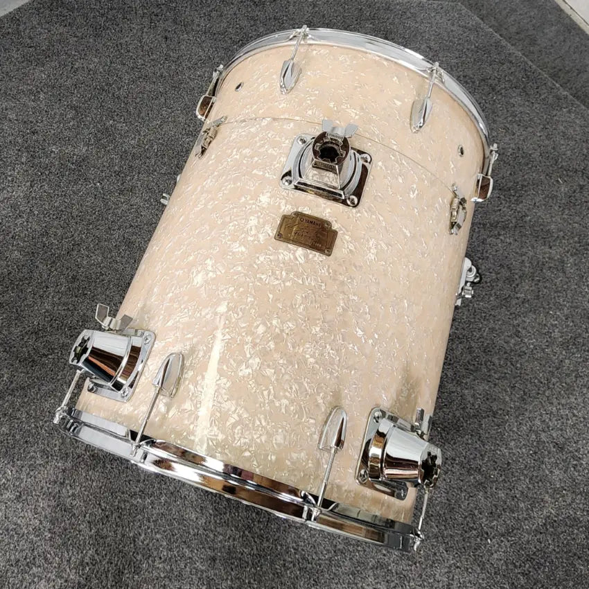 Used Yamaha Al Foster Hip Gig Sr 5pc Drum Set White Marine Pearl - Good - Drum Center Of Portsmouth