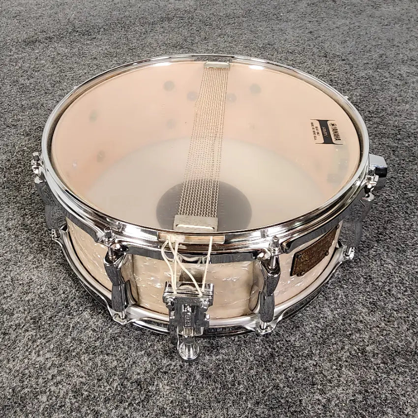 Used Yamaha Al Foster Hip Gig Sr 5pc Drum Set White Marine Pearl - Good - Drum Center Of Portsmouth