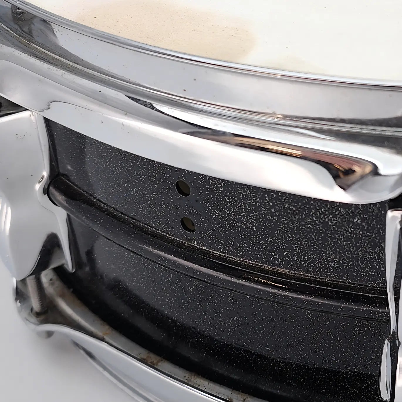 Used Vintage Ludwig Acrolite Black 14x5 Galaxy - Good - Drum Center Of Portsmouth