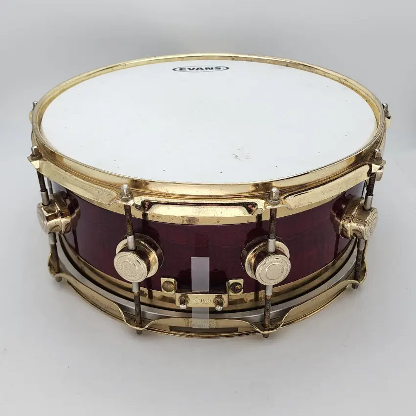 Used DW Collectors Edge Snare Drum Gold Hardware 14x5.5 - Fair - Drum Center Of Portsmouth