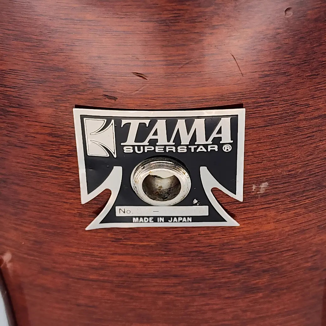 Used Vintage Tama Superstar Tom 10x9 Super Mahogany MIJ - Good - Drum Center Of Portsmouth